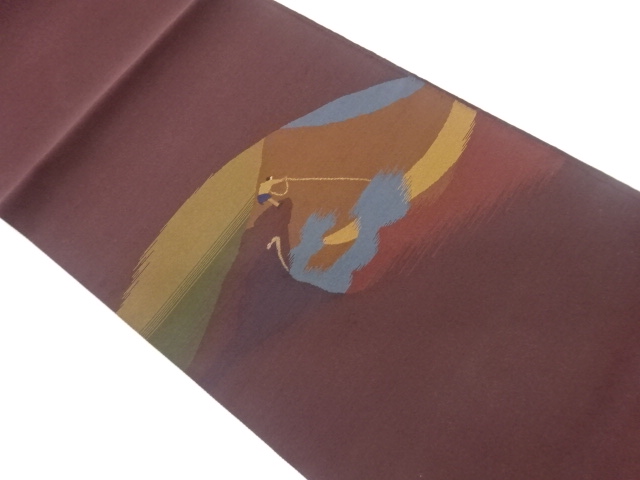 JAPANESE NAGOYA OBI / WOVEN ABSTRACT